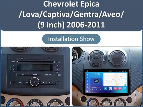 Штатна магнітола FORS.auto FS 4 PRO для Chevrolet Epica/Lova/Captiva/Gentra/Aveo (4+64Gb, 9") 2006-2011