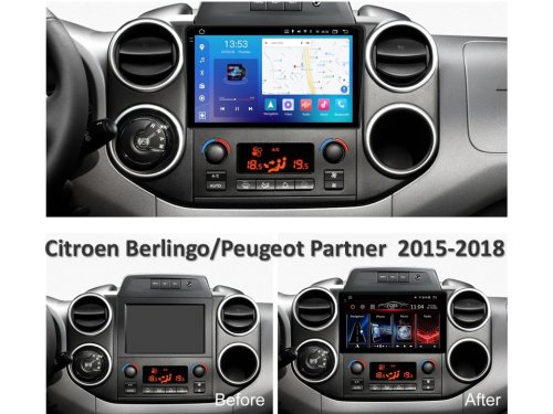 Штатная магнитола FORS.auto FS 4 PRO для Citroen Berlingo/Peugeot Partner (4+64Gb, 9") 2015-2018