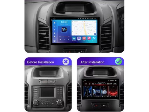 Штатная магнитола FORS.auto FS 4 PRO для Ford Ranger (4+64Gb, 9") 2011-2014