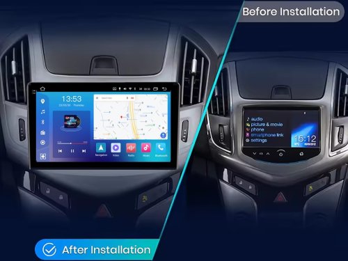 Штатная магнитола FORS.auto FS 6 MAX для Chevrolet Cruze (6+128Gb, 9", Silver) 2012-2015