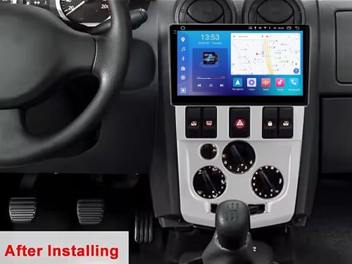 Штатная магнитола FORS.auto FS 6 MAX для Renault Dacia L90 (6+128Gb, 9") 2004-2008