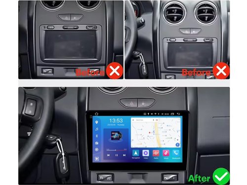 Штатна магнітола FORS.auto FS 6 MAX для Renault Duster (6+128Gb, 9") 2014-2017