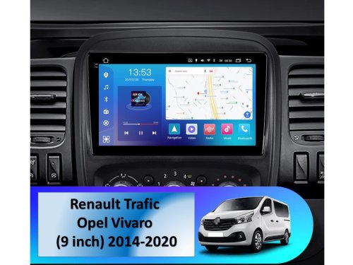 Штатная магнитола FORS.auto FS 6 MAX для Renault Trafic/Opel Vivaro (6+128Gb, 9") 2014-2020