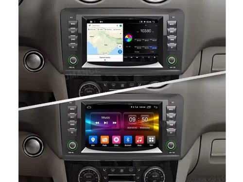 Штатна магнітола FORS.auto M200 для Mercedes-Benz ML-Class (7", 2+32Gb, CarPlay) 2005-2012