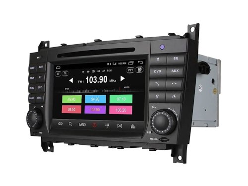 Штатна магнітола FORS.auto M200 для Mercedes-Benz W203 ZQ (7", 2+16Gb, CarPlay) 2004-2008