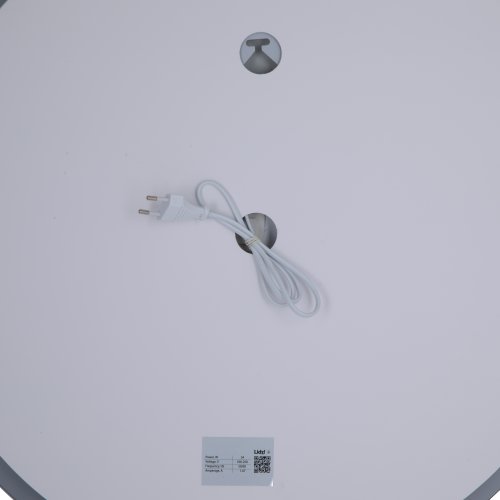 Зеркало Lidz Aria R600 с LED-подсветкой Touch, с антизапотеванием, с димером, рег. яркости LD78LR600