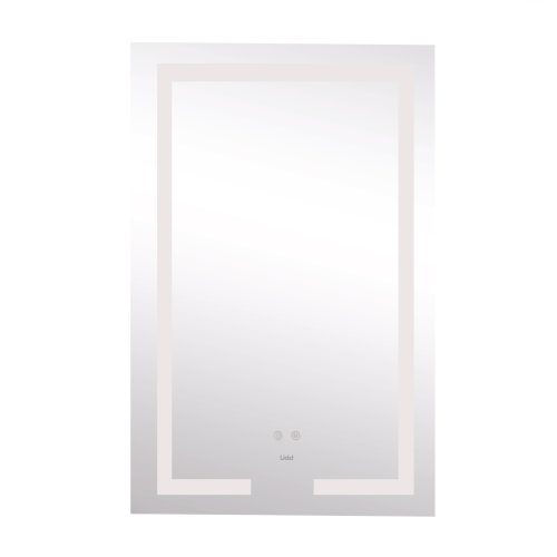 Зеркало Lidz Kubis 800х500 с LED-подсветкой Touch, с антизапотеванием, с димером, рег. яркости LD78LF9365080