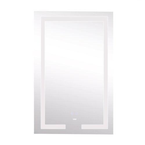 Зеркало Lidz Kubis 800х500 с LED-подсветкой Touch, с антизапотеванием, с димером, рег. яркости LD78LF9365080