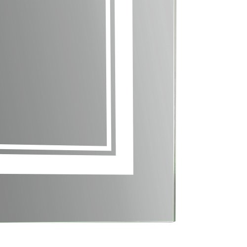 Зеркало Qtap Cardinal 500х800 с LED-подсветкой Touch, с антизапотеванием, с димером, рег. темп. цвета (3000-6500K) Reverse QT0478C5080