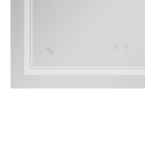 Зеркало Qtap Cardinal 500х800 с LED-подсветкой Touch, с антизапотеванием, с димером, рег. темп. цвета (3000-6500K) Reverse QT0478C5080