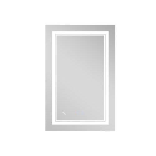 Зеркало Qtap Cardinal 650х900 с LED-подсветкой Touch, с антизапотеванием, с димером, рег. темп. цвета (3000-6500K) Reverse QT0478C6590