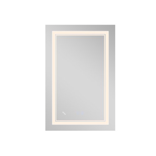 Зеркало Qtap Cardinal 650х900 с LED-подсветкой Touch, с антизапотеванием, с димером, рег. темп. цвета (3000-6500K) Reverse QT0478C6590