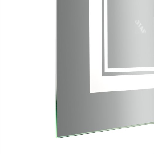 Зеркало Qtap Cardinal 650х900 с LED-подсветкой Touch, с антизапотеванием, с димером, рег. темп. цвета (3000-6500K) Reverse QT0478C6590