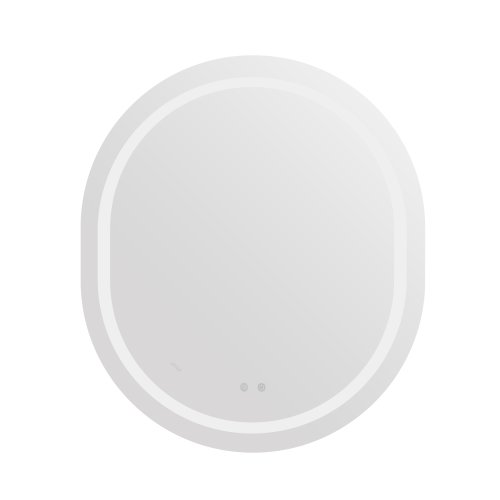 Зеркало Qtap Gemini 800х700 с LED-подсветкой Touch, с антизапотеванием, с димером, рег. темп. цвета (3000-6500K) Reverse QT2578R8070