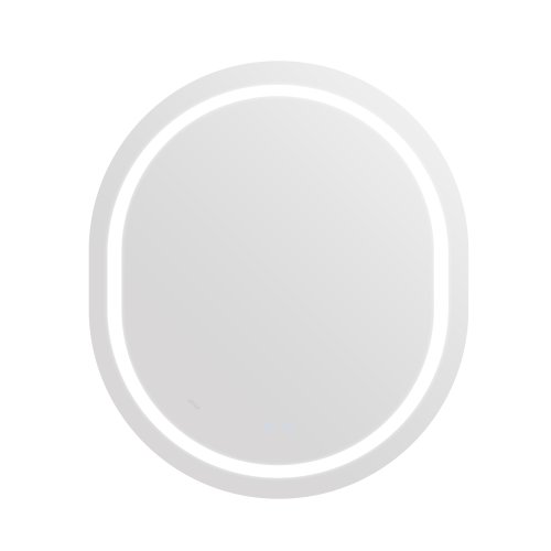 Зеркало Qtap Gemini 800х700 с LED-подсветкой Touch, с антизапотеванием, с димером, рег. темп. цвета (3000-6500K) Reverse QT2578R8070