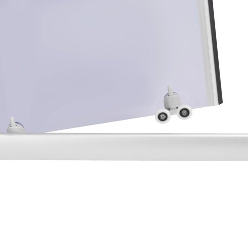 Душевая кабина Latwa SC80x80.SAT.MID.GR полукруглая, стекло тон. 4 мм + Душевой поддон KAPIELKA ST80x80x26, с панелью Lidz