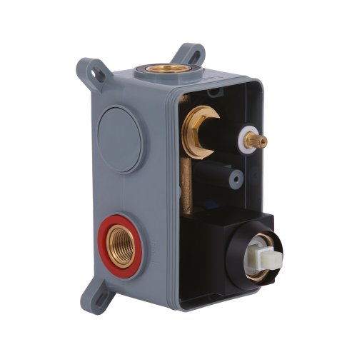 Душевая система для душа Qtap Gemini скрытого монтажа на два потребителя QTGEM113BLM45697 Black Matt