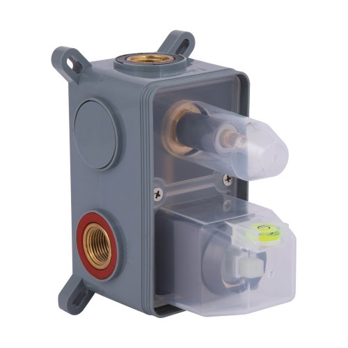 Душевая система для душа Qtap Gemini скрытого монтажа на два потребителя QTGEM113GMB45698 Gunmetal Black PVD