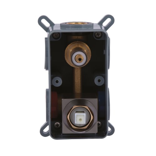 Душевая система для душа Qtap Gemini скрытого монтажа на два потребителя QTGEM113GMB45698 Gunmetal Black PVD