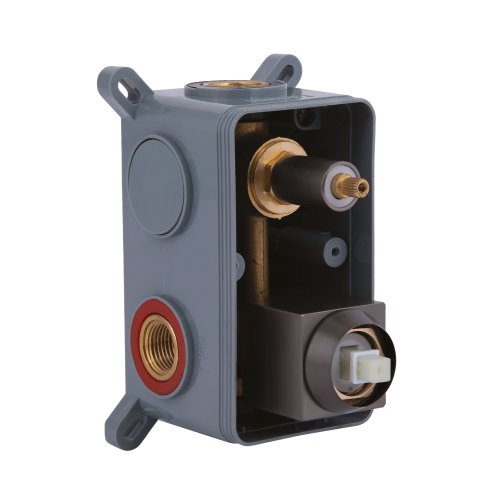 Душевая система для душа Qtap Gemini скрытого монтажа на два потребителя QTGEM113GMB45698 Gunmetal Black PVD