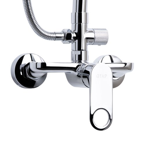 Душевая система для душа Qtap Jay на два потребителя QTJAY110CRM45544 Chrome