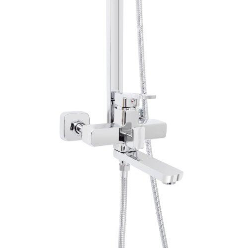 Душевая система универсальная Lidz Wawel 1030 на три потребителя (с изливом) (k35) LDWAW1030CRM45391 Chrome