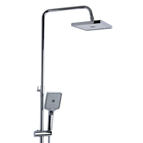 Душевая система универсальная Qtap Aries на три потребителя (с изливом) QTARI111CRM45560 Chrome