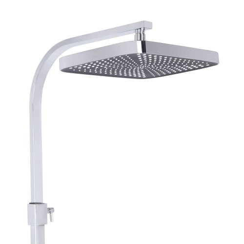 Душевая система универсальная Qtap Swan Cascada термостатическая на три потребителя (с изливом) QTSWA112CRM45902 Chrome