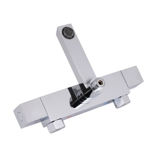 Душевая система универсальная Qtap Swan Cascada термостатическая на три потребителя (с изливом) QTSWA112CRM45902 Chrome