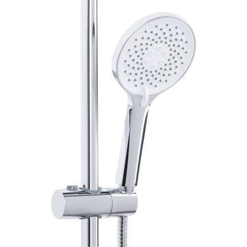 Душова система універсальна Qtap Taurus на три споживача (з виливом) QTTAU111CRM45665 Chrome