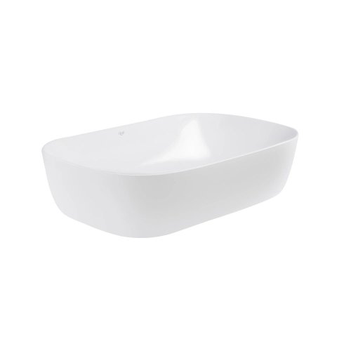 Комплект Qtap Robin: Раковина накладная прямоугольная 610x400x145 мм White + Донный клапан PU02