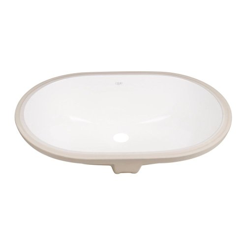 Комплект Qtap Stork: Врезная раковина овальная 560x395x195 мм White + Донный клапан PU02O