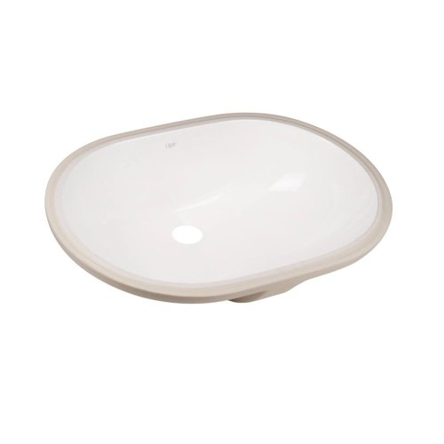 Комплект Qtap Stork: Врезная раковина овальная 560x395x195 мм White + Донный клапан PU02O