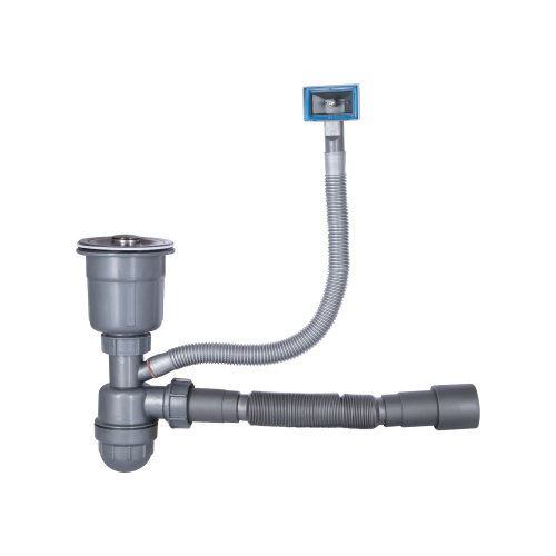 Мойка для кухни интегрированная Lidz Handmade H6350BR крыло справа (LDH6350BRPVD45590) Brushed Black PVD 3,0/1,0 мм