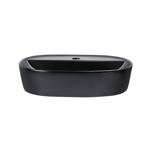 Раковина-чаша Qtap Scorpio 500х385х120 Matt black QT146533MB