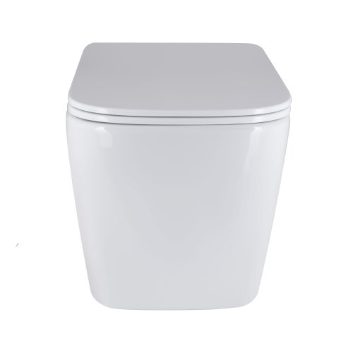 Унитаз подвесной Qtap Tern Ultra Quiet безобедочный с сиденьем Soft-close WHITE QT17332303AW