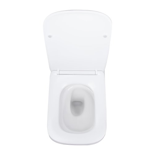 Унитаз подвесной Qtap Tern Ultra Quiet безобедочный с сиденьем Soft-close WHITE QT17332303AW