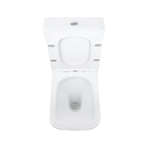 Напольный унитаз Qtap Aries Rimless безобедочный с сиденьем Soft-close WHITE QT03228302W