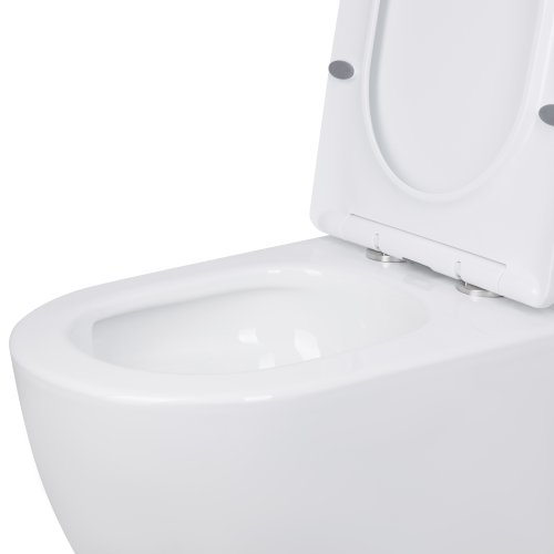 Унітаз підлоговий Qtap Jay Ultra Quiet з сидінням Soft-close 640x360x835 мм QT07222175TW White