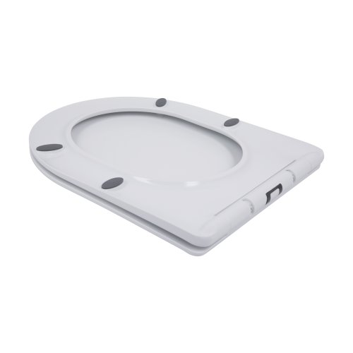 Напольный унитаз Qtap Swan Ultra Quiet с сиденьем Soft-close 640x360x835 мм QT16222182TW White