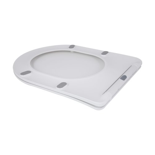 Унитаз напольный Qtap Vlasta Ultra Quiet безобедочный с сиденьем Soft-close WHITE QT28228300W