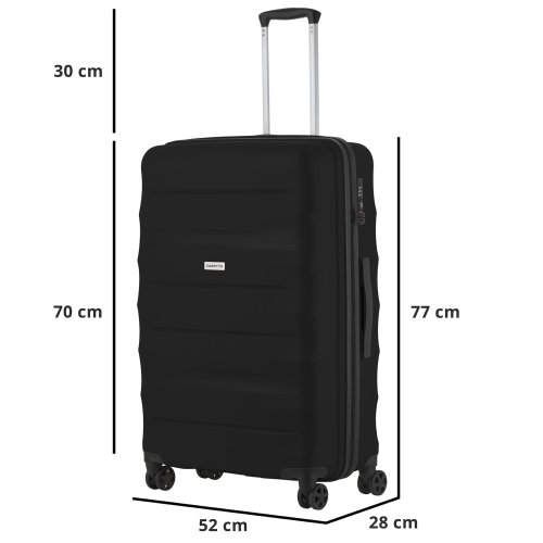 Чемодан CarryOn Porter (L) Black (502445)