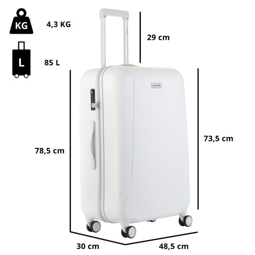 Чемодан CarryOn Skyhopper (L) White (502424)