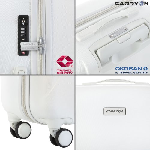 Чемодан CarryOn Skyhopper (L) White (502424)