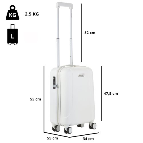 Чемодан CarryOn Skyhopper (S) White (502422)