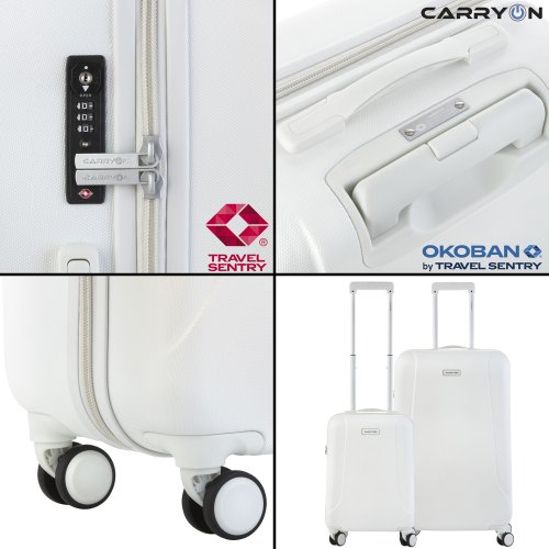 Чемодан CarryOn Skyhopper (S) White (502422)