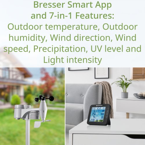 Метеостанция Bresser Smart Home 7-in-1 Weather Center ClimateConnect (7003600CM3000)