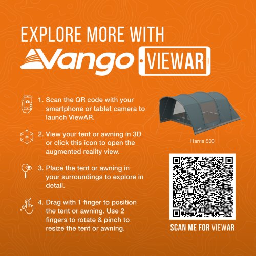 Палатка пятиместная Vango Harris 500 Mineral Green (TETHARRIS000002)