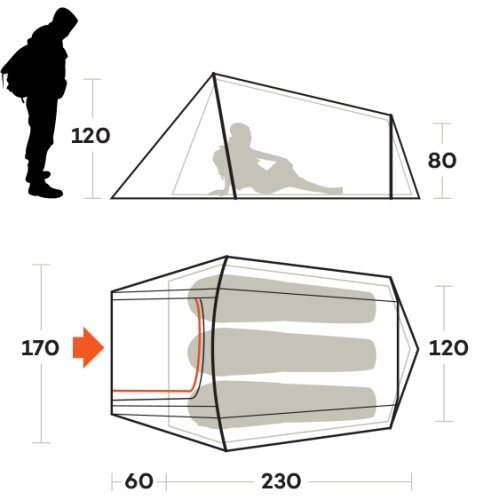 Палатка трехместная Ferrino Sling 3 Blue (91036NBB)