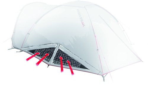 Палатка четырехместная High Peak Tessin 4.1 Deep Forest (10380)